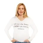 image of Farmasi V-Long Sleeve Tshirt - M